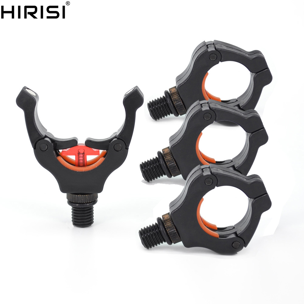 Fish Alarm - Hirisi-鯉釣り竿,マジックマグネットクリップ付きポッドレスト,4個