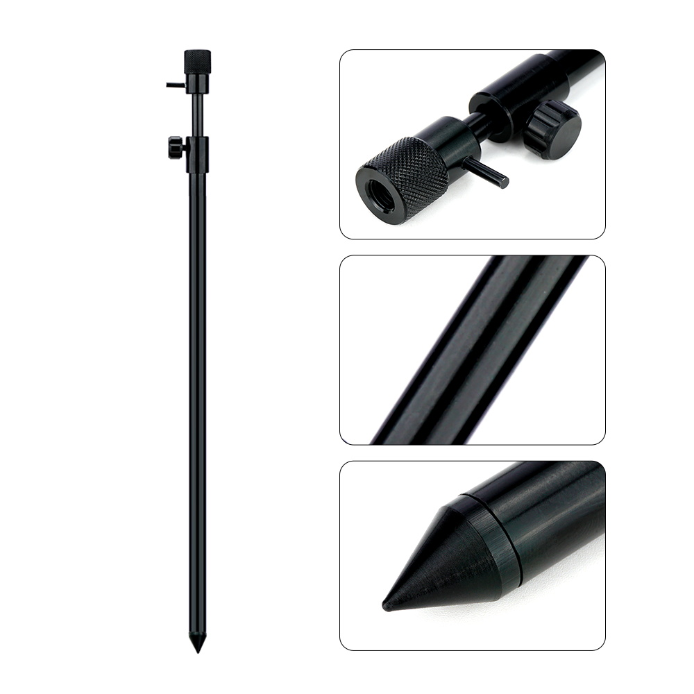 Bite Alarm - Hirisi アルミ製カープフィッシングバンクスティック 25-40cmと40-70cm カープフィッシングロッドポッド用 フィッシングアラーム バズバー