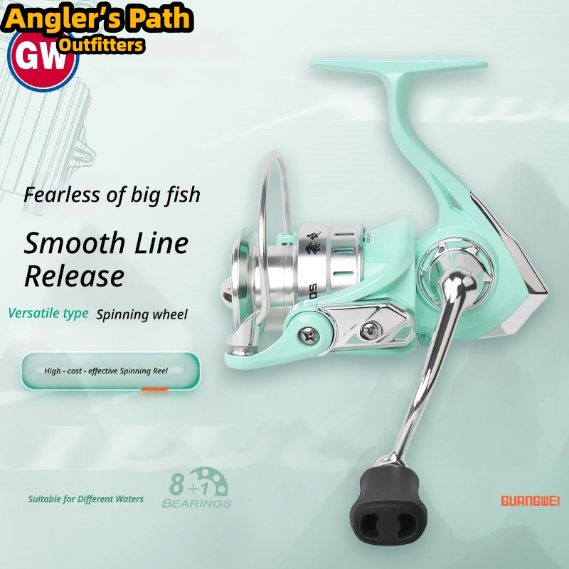 Abu Garcia Reel Max - Guangwei Xiwu スピニングリール 8+1 ベアリング 軽量