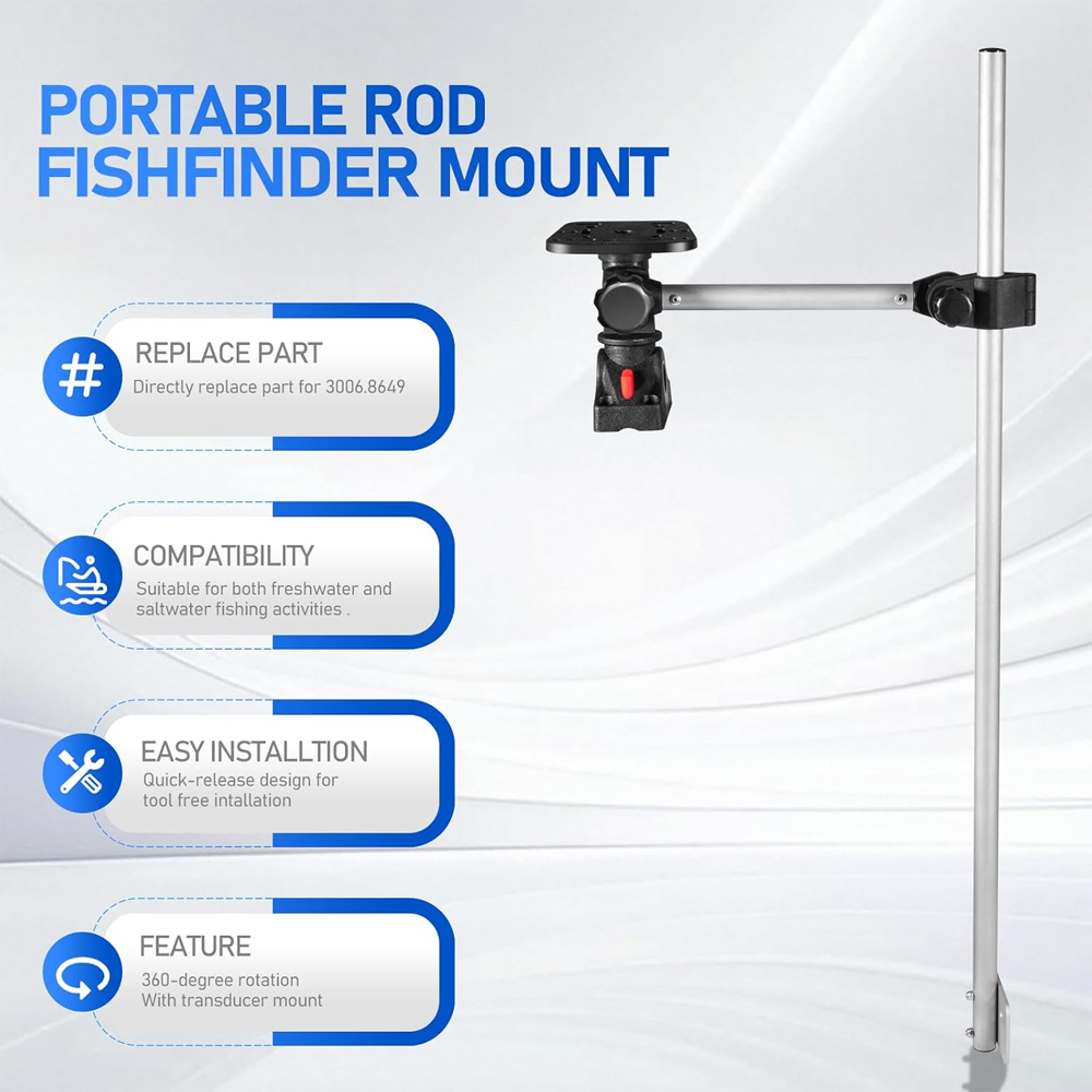 3006.8649 ポータブルロッドフィッシュファインダーマ - Fish Finder Mount のレビューと価格