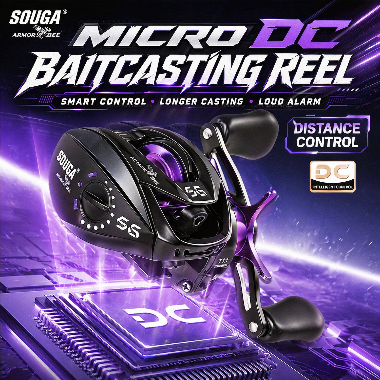 Sougayilang マイクロ DC 電子ベイトキャスティ - Kastking Reel Zephyr のレビューと価格