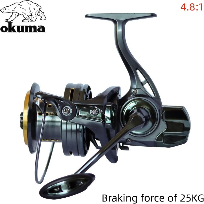 OKUMA 釣り用リール 8000-14000 メタル製 遠 - Abu Garcia Reel Max のレビューと価格