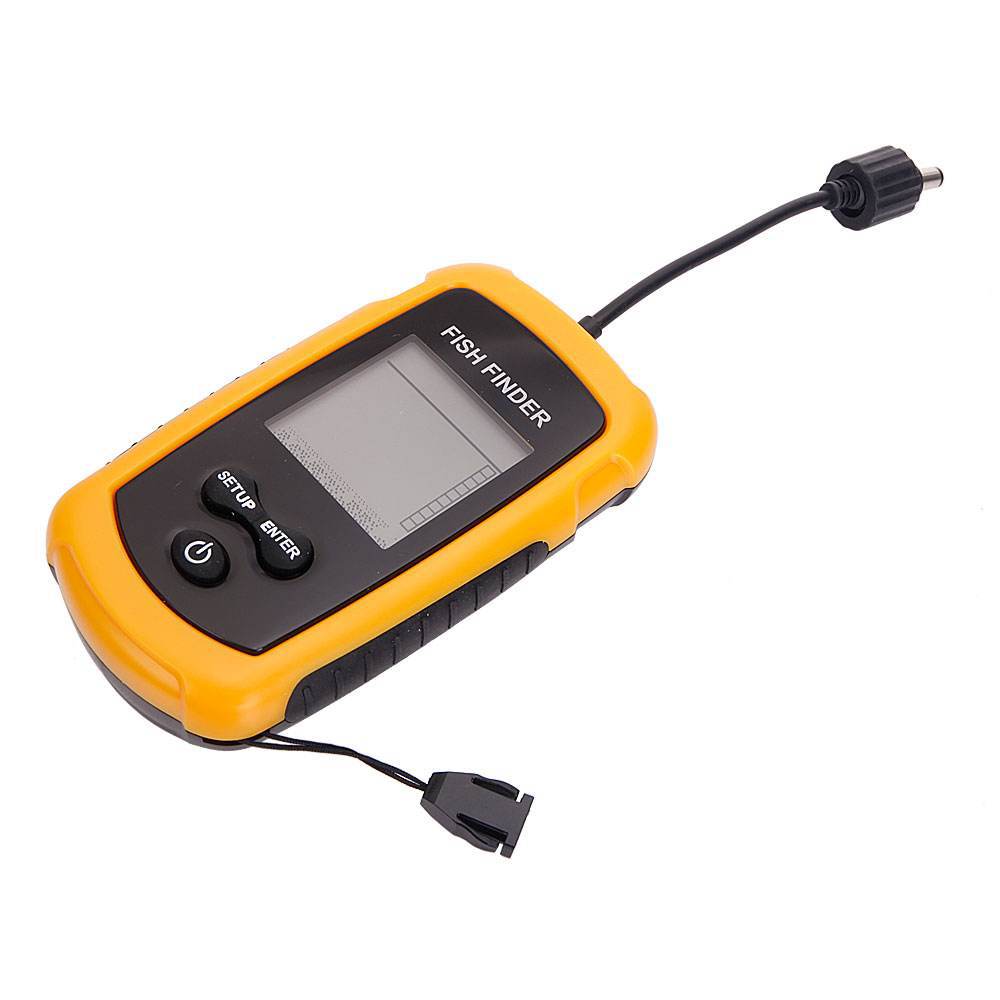 アラーム付き100Mポータブルソナー魚群探知機 ソナー範囲エ - Fish Finder Portable のレビューと価格