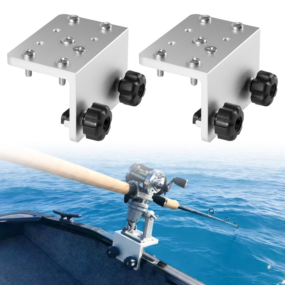 2パック90 °   ロッドホルダー、ダウンリガー、魚群探知 - Fish Finder Mount のレビューと価格