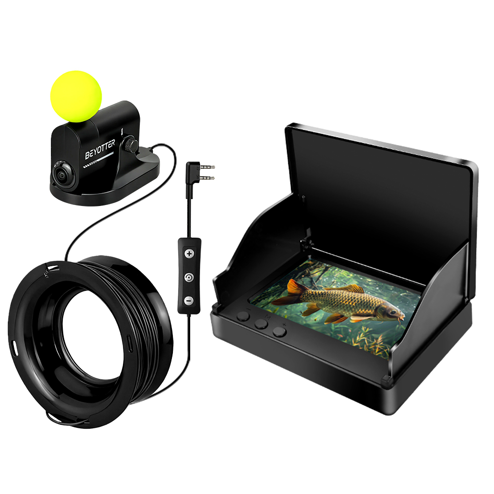 新しいポータブル水中魚群探知機、0.6-30mの検出範囲、リ - Fish Finder のレビューと価格